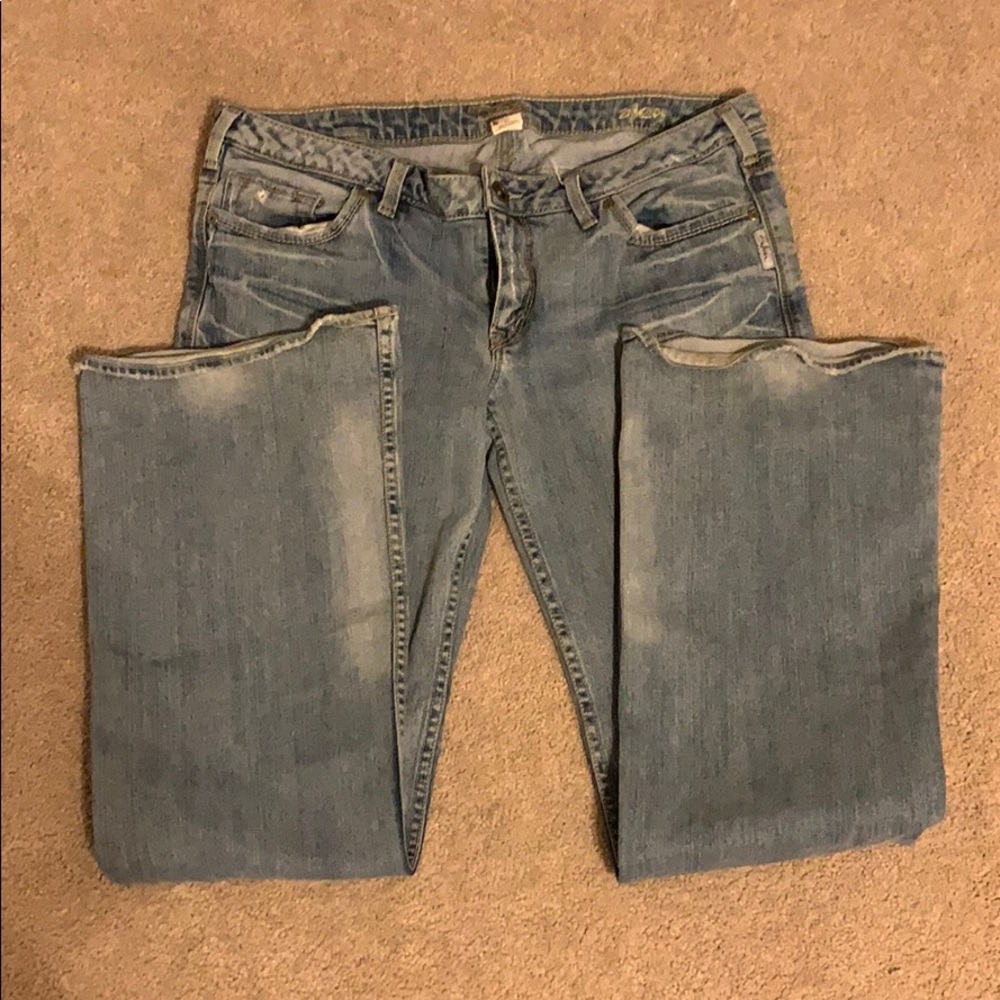 Silver jeans